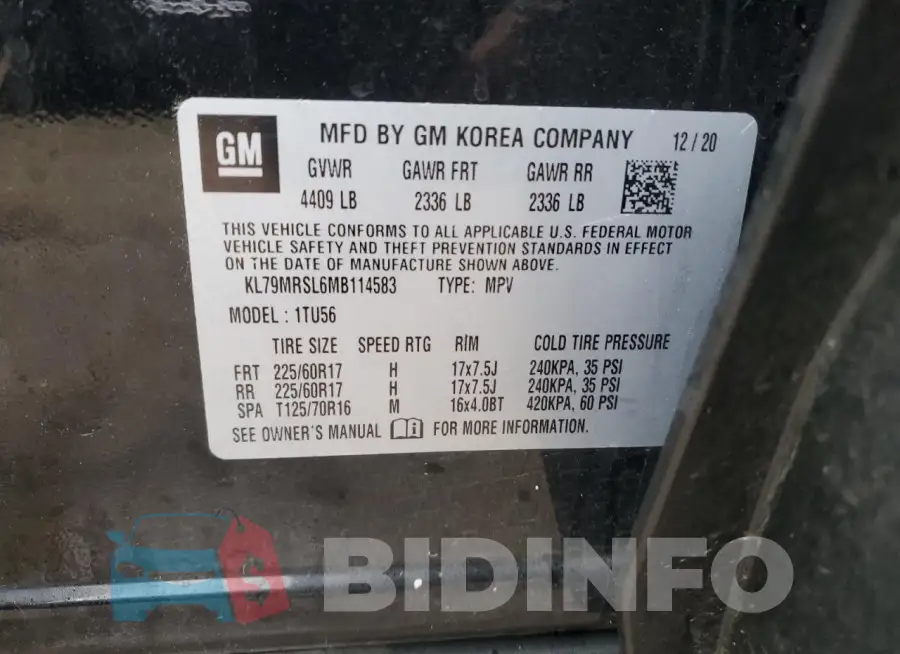 KL79MRSL6MB114583 Photo# 14
