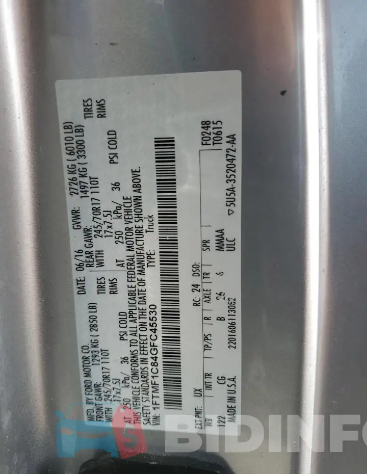 1FTMF1C84GFC45530 Photo# 12