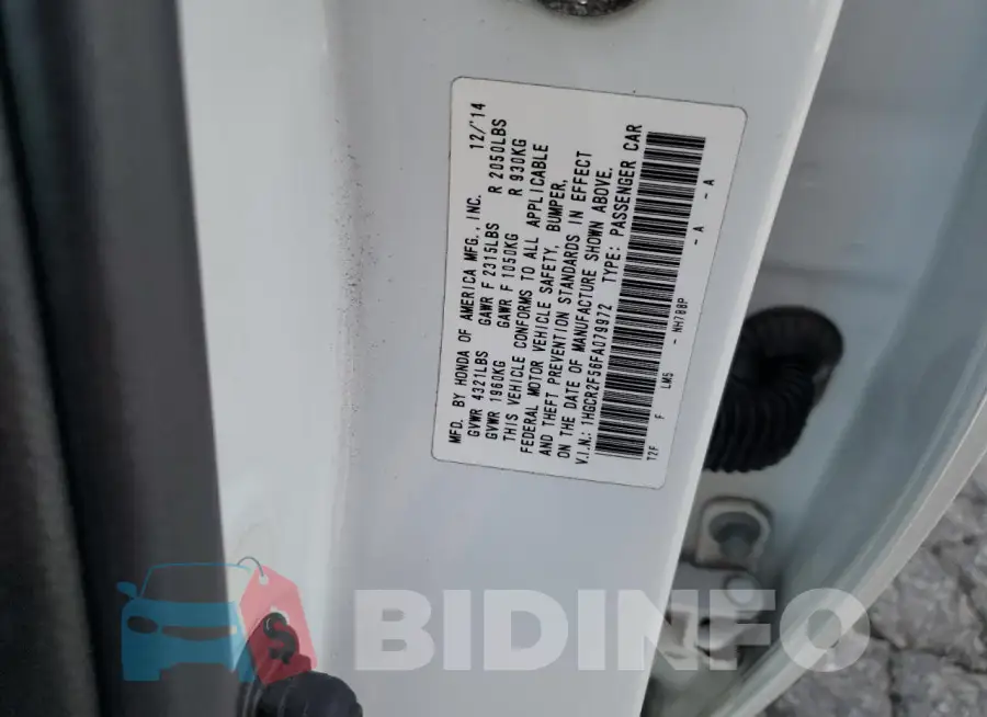 1HGCR2F56FA079972 Photo# 12