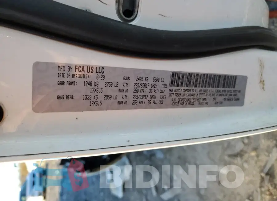 3C4PDCAB1LT237852 Photo# 12