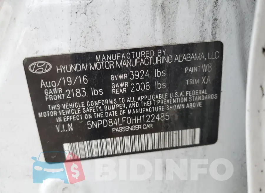 5NPD84LF0HH122485 Photo# 12