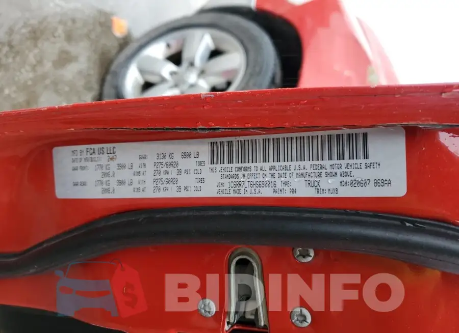 1C6RR7LT6HS690016 Photo# 12