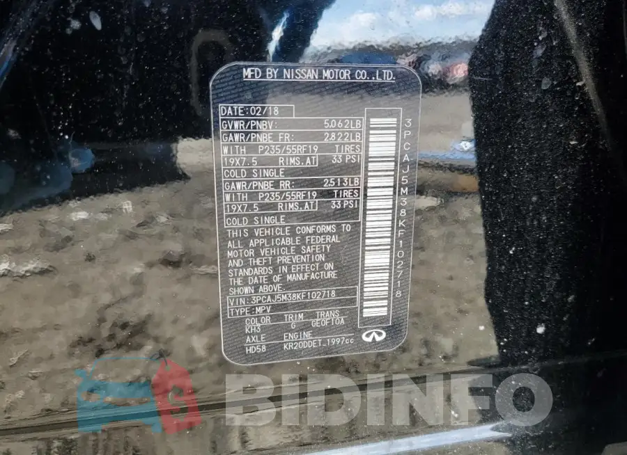 3PCAJ5M38KF102718 Photo# 12