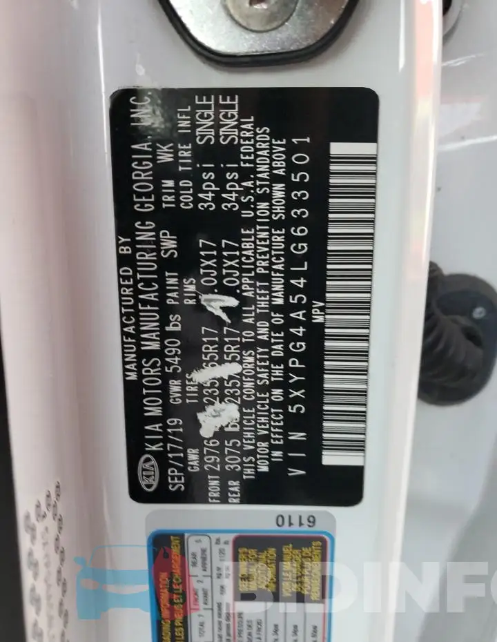 5XYPG4A54LG633501 Photo# 13