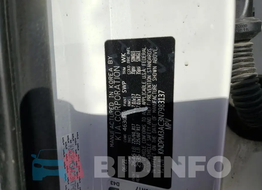 KNDPM3AC3N7983137 Photo# 13