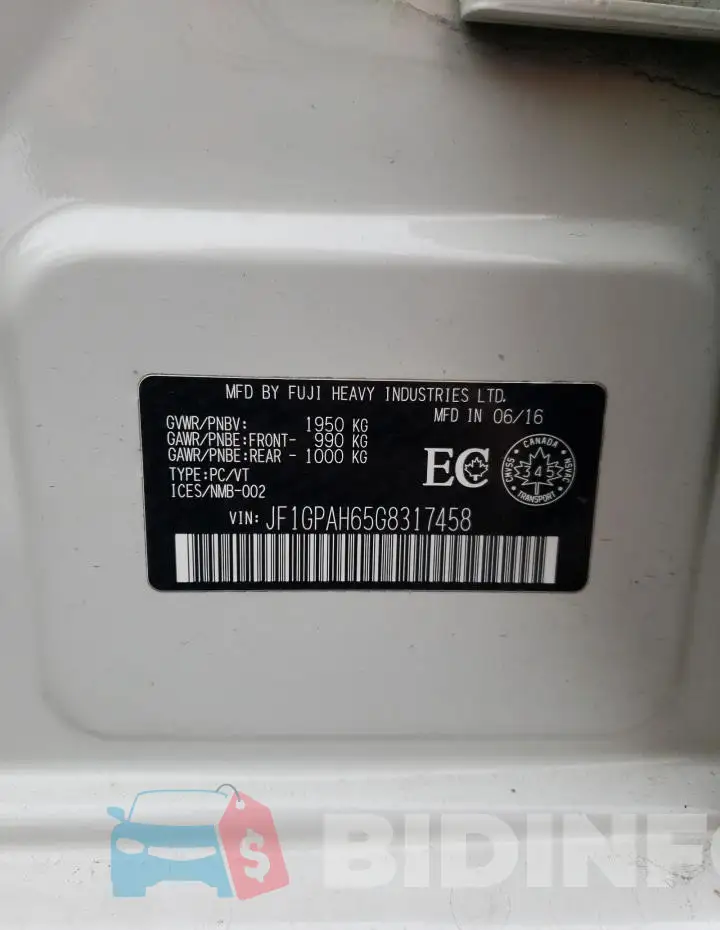 JF1GPAH65G8317458 Photo# 14