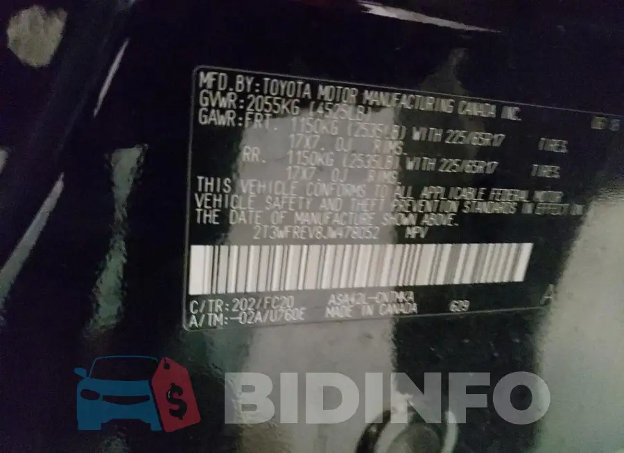 2T3WFREV8JW478052 Photo# 13