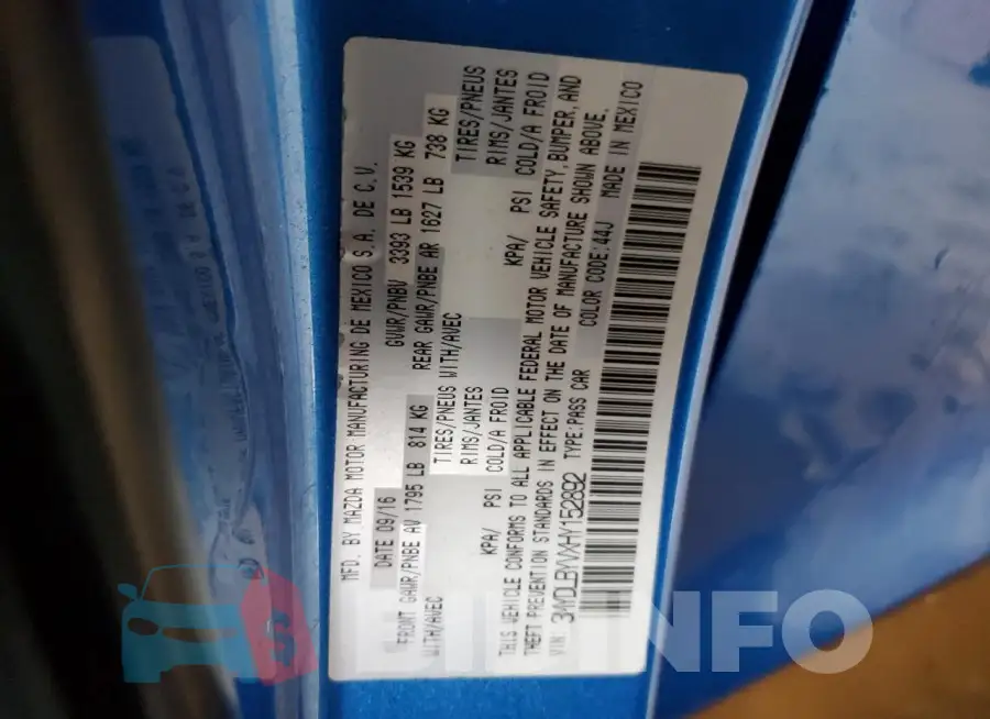 3MYDLBYVXHY152892 Photo# 12