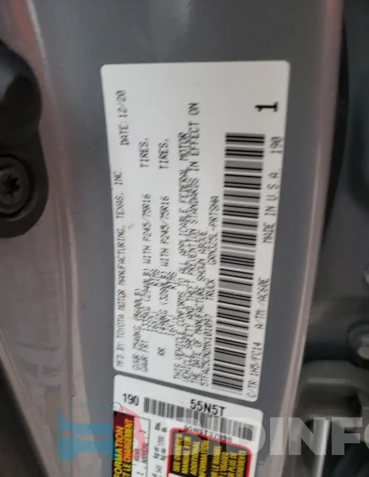 5TFAZ5CN2MX101097 Photo# 12