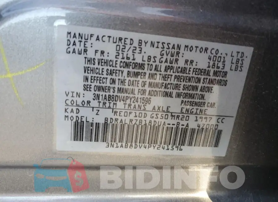 3N1AB8DV4PY241596 Photo# 12