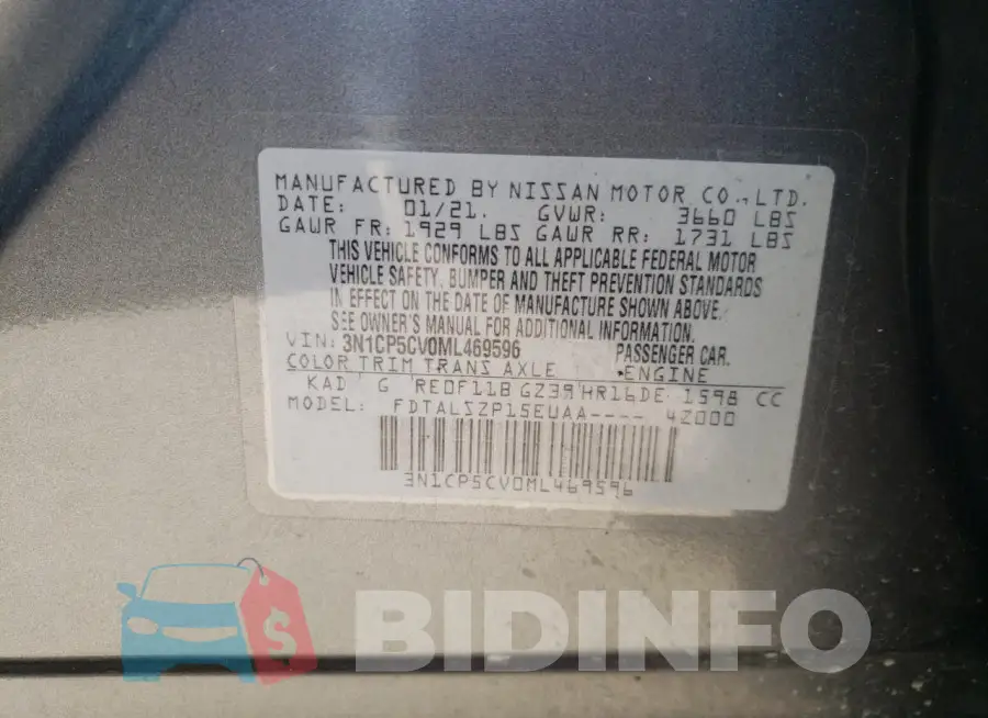 3N1CP5CV0ML469596 Photo# 12