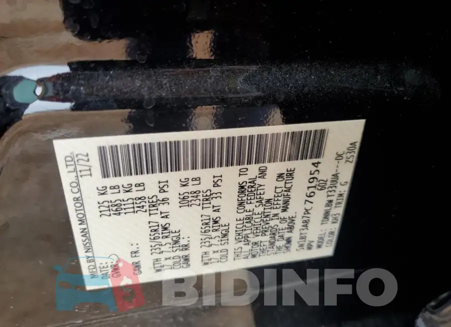5N1BT3AB7PC761954 Photo# 14