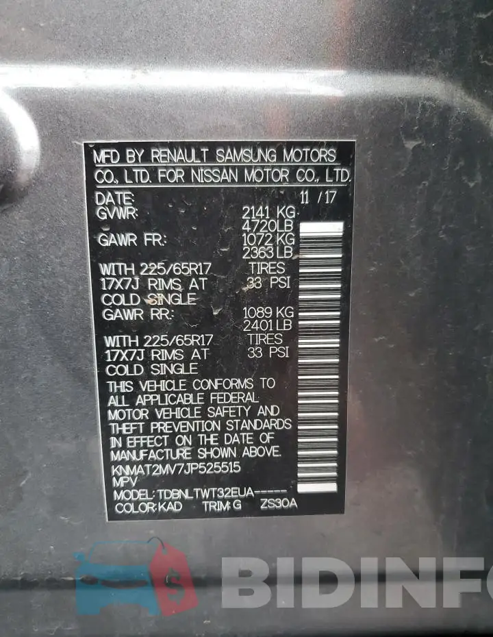 KNMAT2MV7JP525515 Photo# 12
