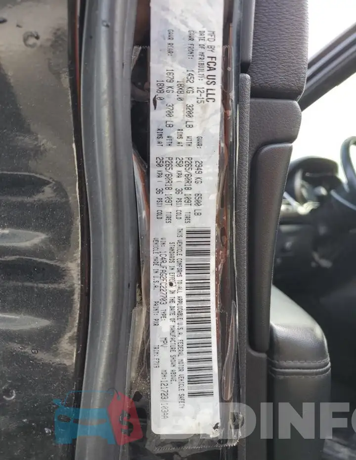 1C4RJFAG2FC227703 Photo# 12