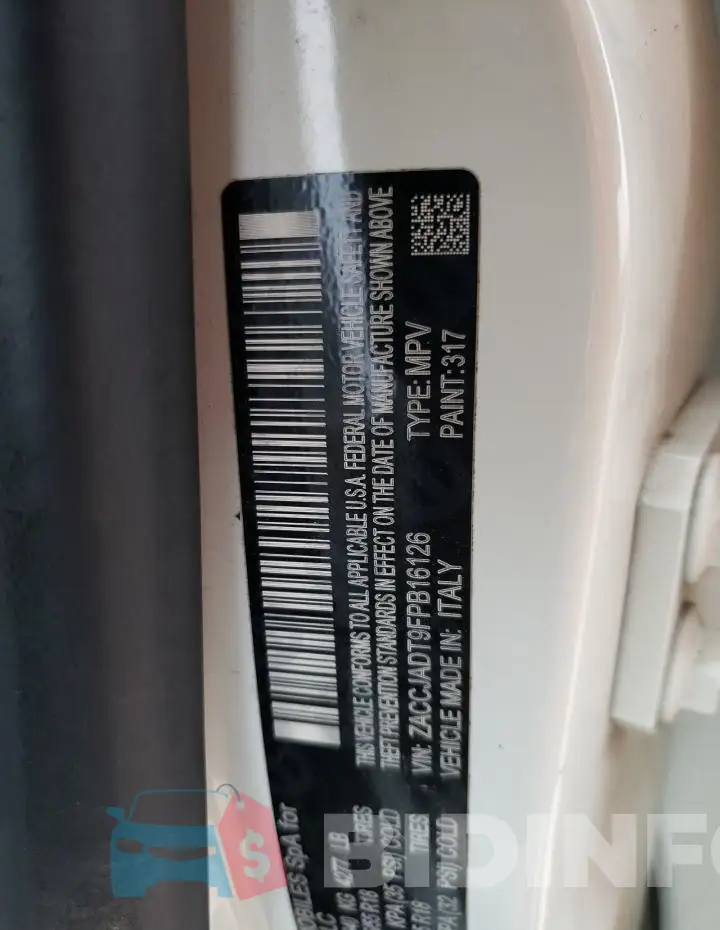 ZACCJADT9FPB16126 Photo# 14