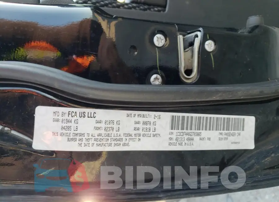 1C3CDFAA8GD703865 Photo# 12