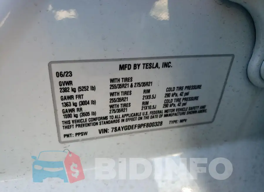 7SAYGDEF9PF800328 Photo# 13