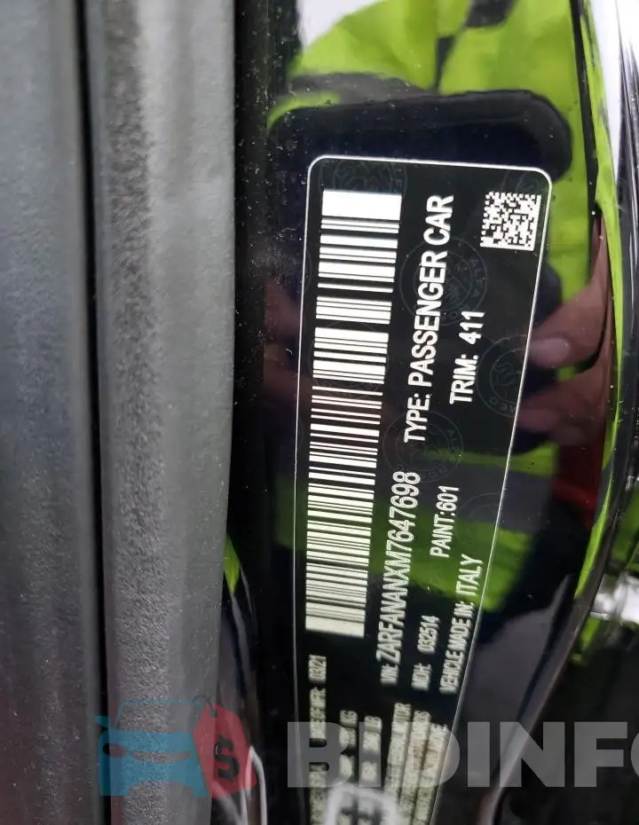 ZARFANANXM7647698 Photo# 12
