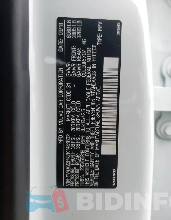 YV4A22PK7K1451602 Photo# 13