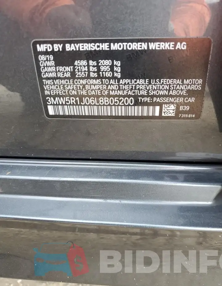 3MW5R1J06L8B05200 Photo# 13