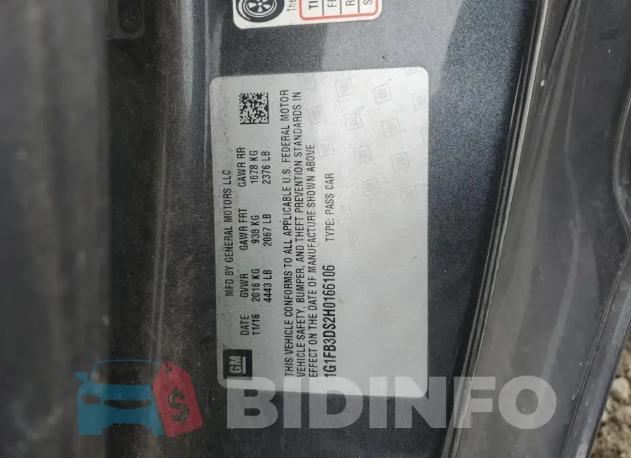 1G1FB3DS2H0166106 Photo# 12
