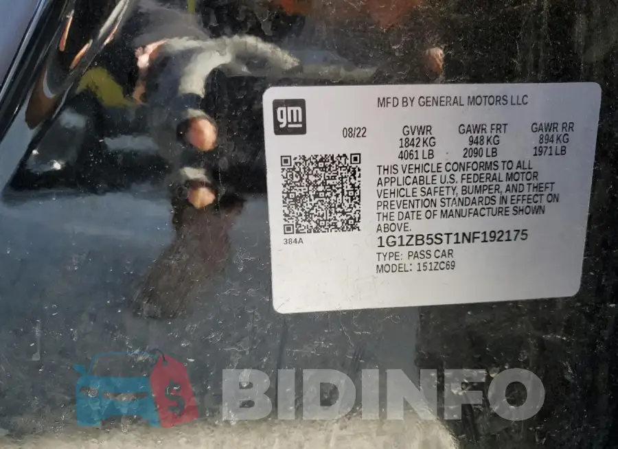 1G1ZB5ST1NF192175 Photo# 12