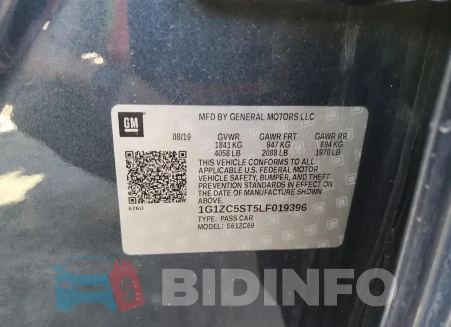 1G1ZC5ST5LF019396 Photo# 12