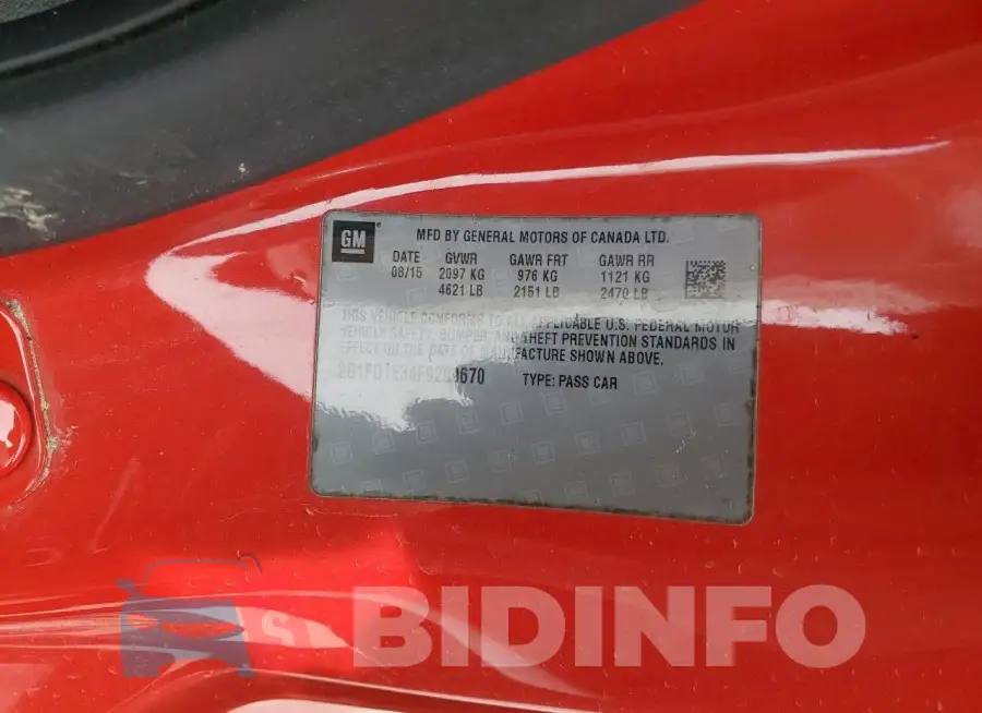 2G1FD1E34F9299670 Photo# 13