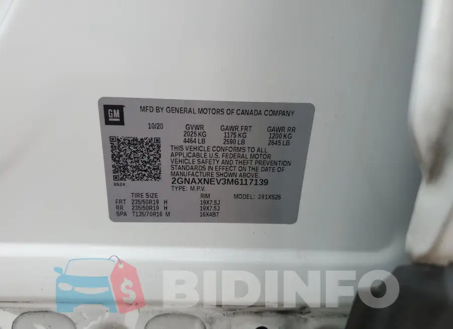 2GNAXNEV3M6117139 Photo# 12