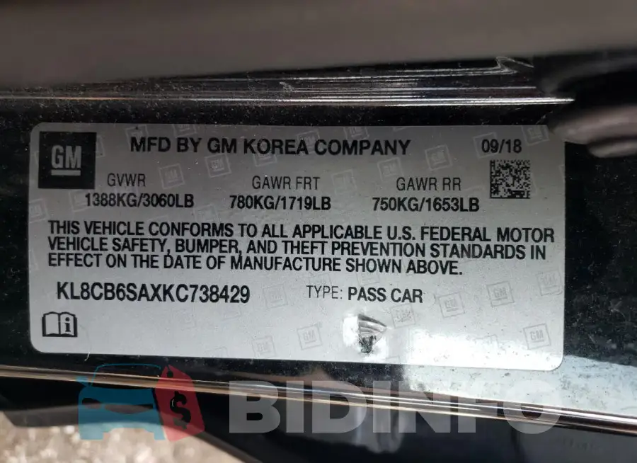 KL8CB6SAXKC738429 Photo# 12