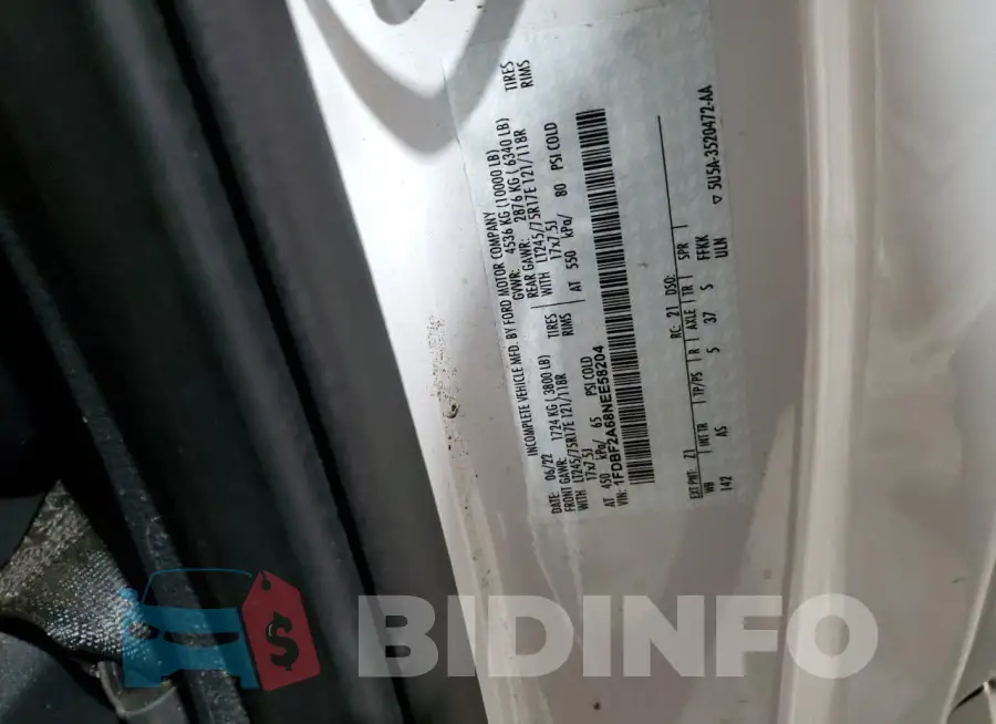 1FDBF2A68NEE58204 Photo# 12