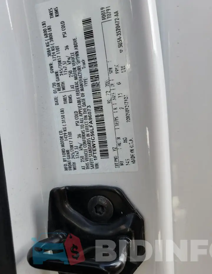 1FTEW1C56LFA96073 Photo# 13