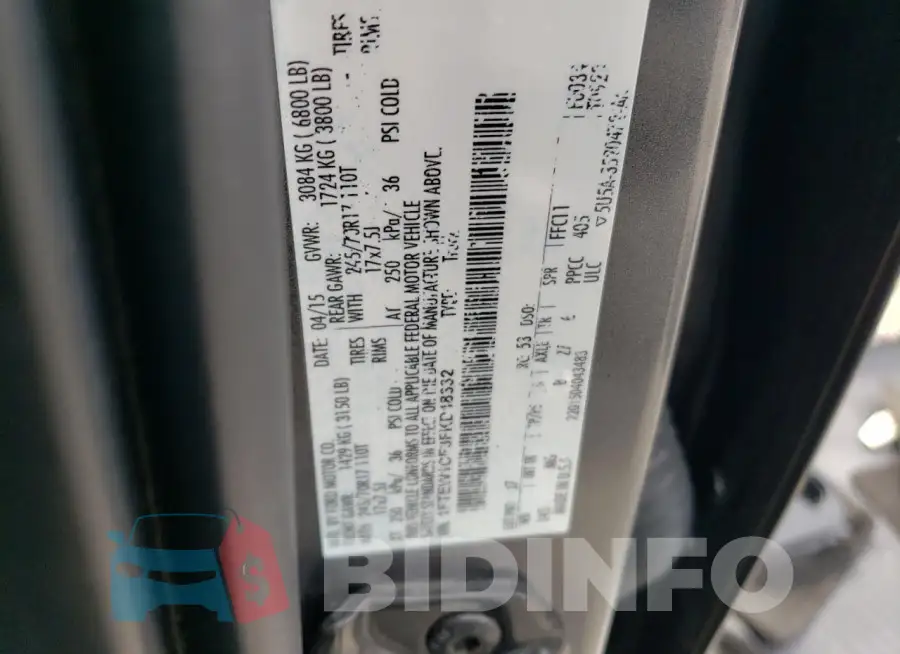 1FTEW1CF3FKD18332 Photo# 12