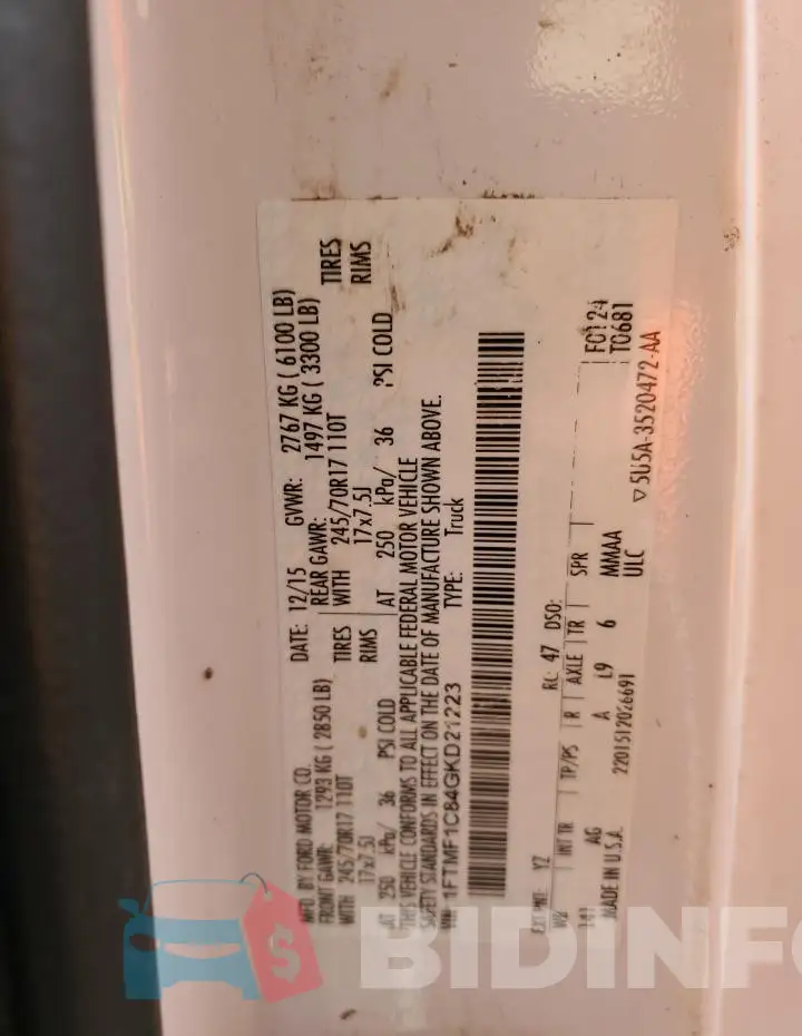 1FTMF1C84GKD21223 Photo# 12