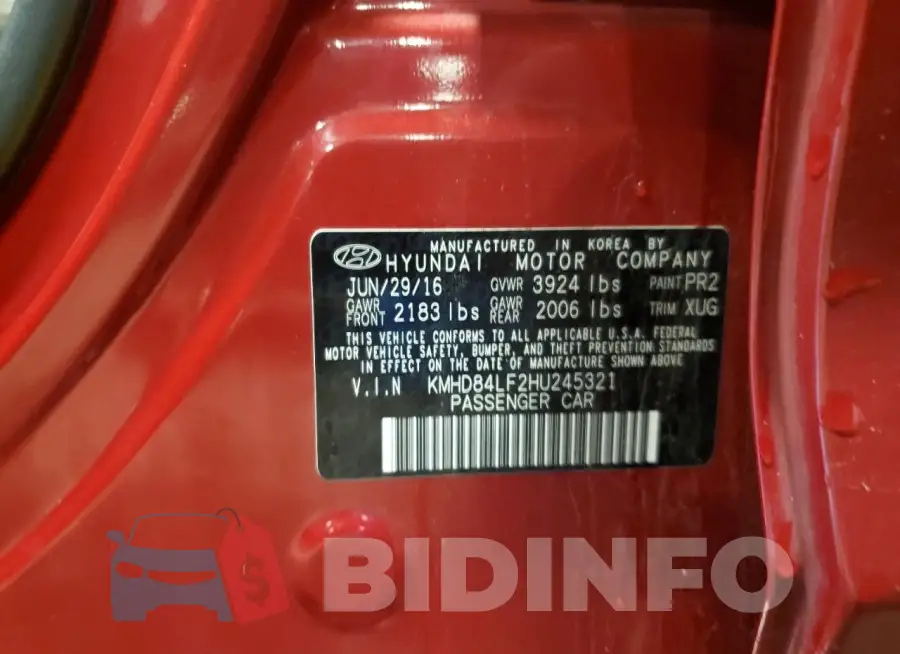 KMHD84LF2HU245321 Photo# 12