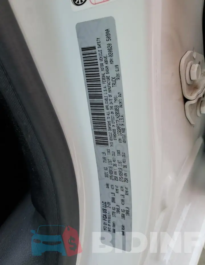 1C6SRFDT7LN295859 Photo# 12