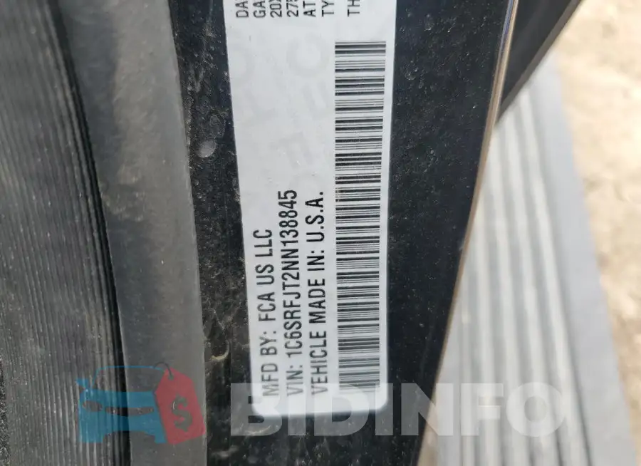 1C6SRFJT2NN138845 Photo# 13