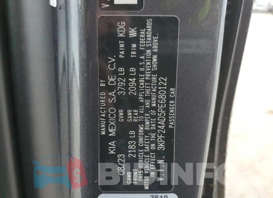 3KPF24AD5PE680122 Photo# 12