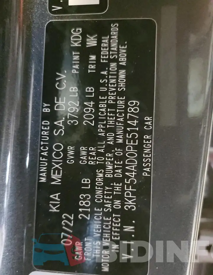 3KPF54AD0PE514789 Photo# 12