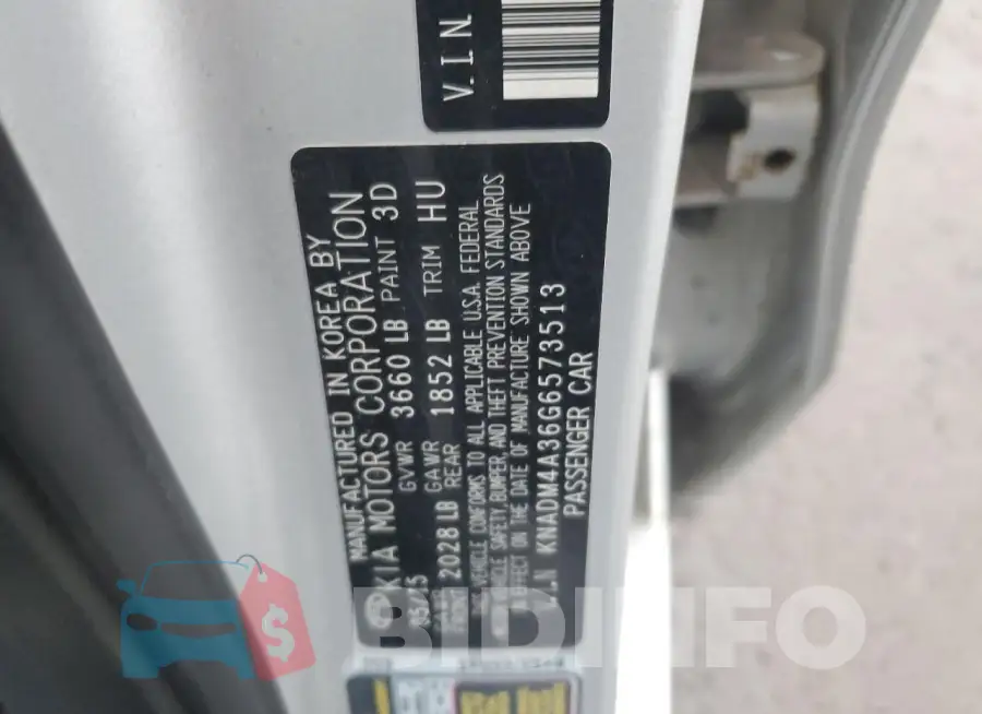 KNADM4A36G6573513 Photo# 12