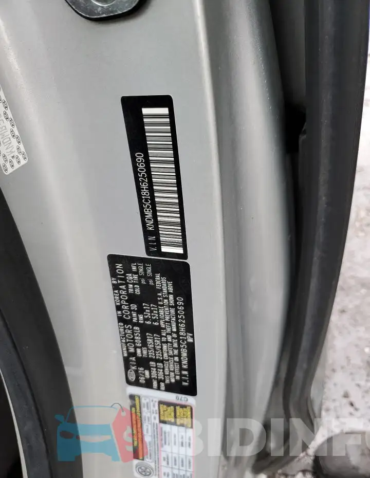 KNDMB5C18H6250690 Photo# 13