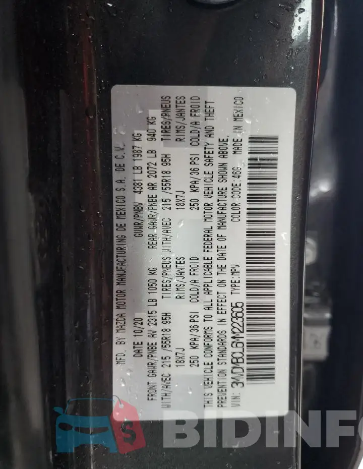 3MVDMBCL6MM223605 Photo# 13