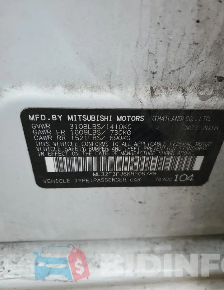 ML32F3FJ6KHF06788 Photo# 12