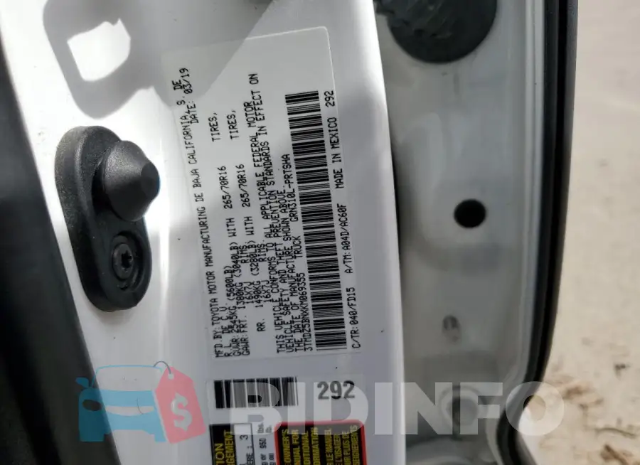3TMDZ5BNXKM069355 Photo# 12