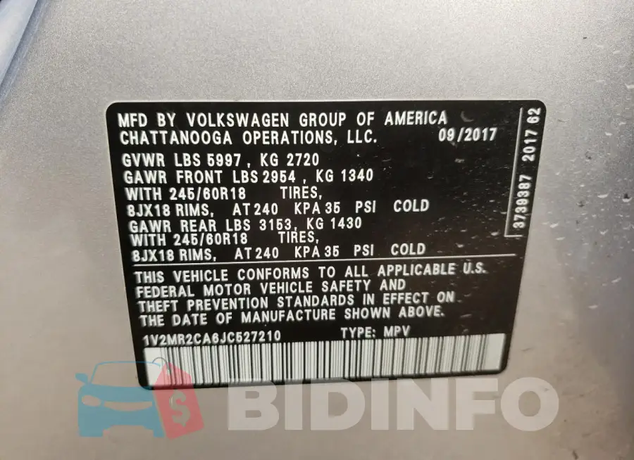 1V2MR2CA6JC527210 Photo# 12