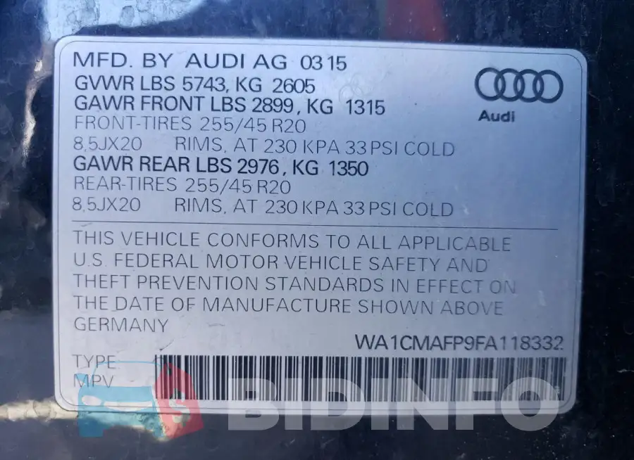 WA1CMAFP9FA118332 Photo# 13