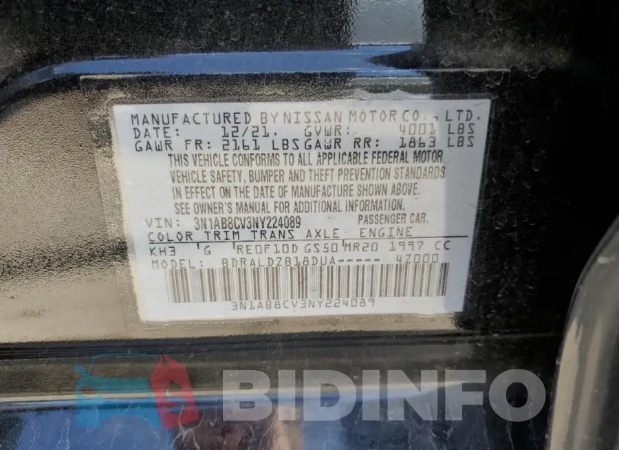 3N1AB8CV3NY224089 Photo# 12