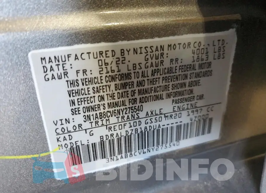 3N1AB8CV6NY275540 Photo# 12