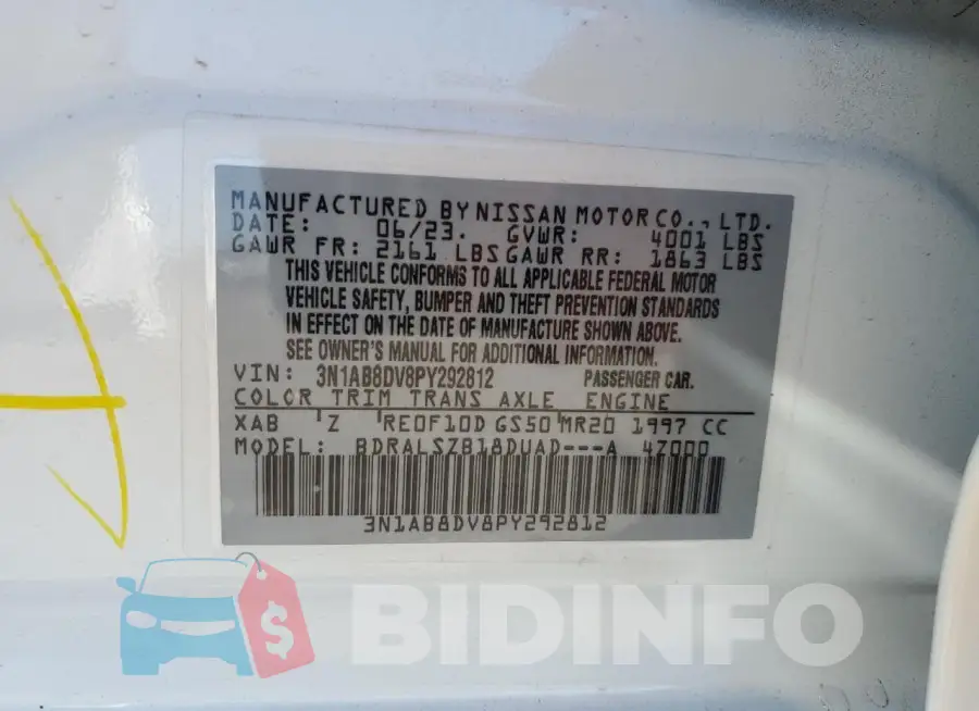 3N1AB8DV8PY292812 Photo# 12
