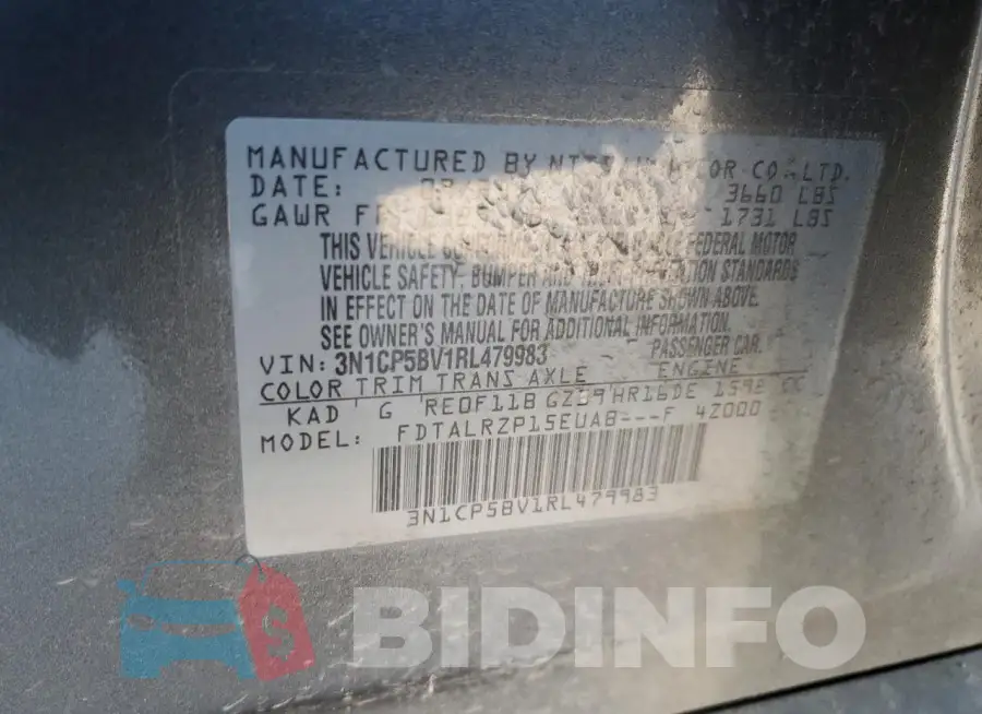 3N1CP5BV1RL479983 Photo# 12